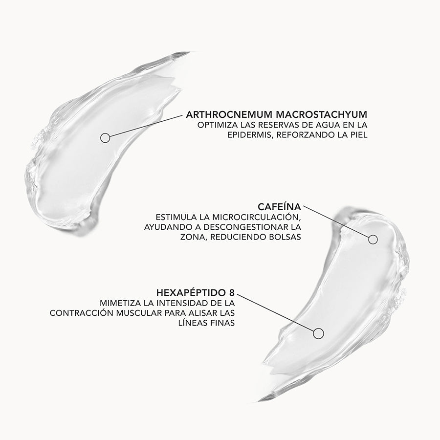 Hada Skincare - Contorno de Ojos con Ácido Hialurónico, extracto de pepino y vitamina E.