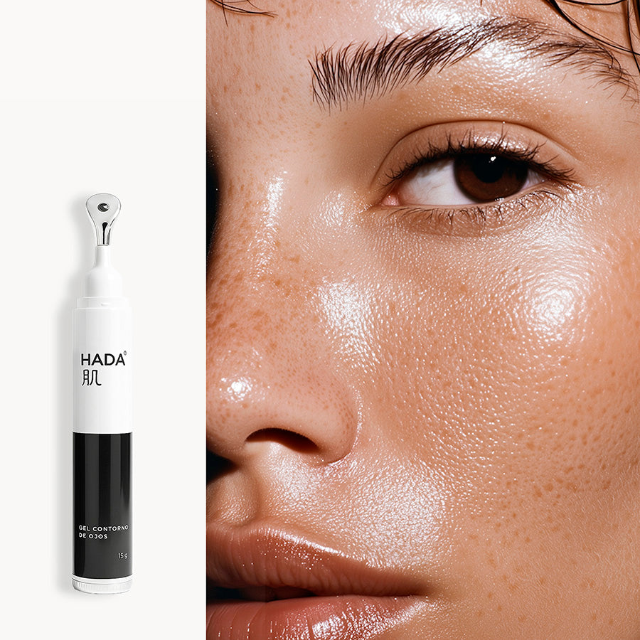 Hada Skincare - Contorno de Ojos con Ácido Hialurónico, extracto de pepino y vitamina E.