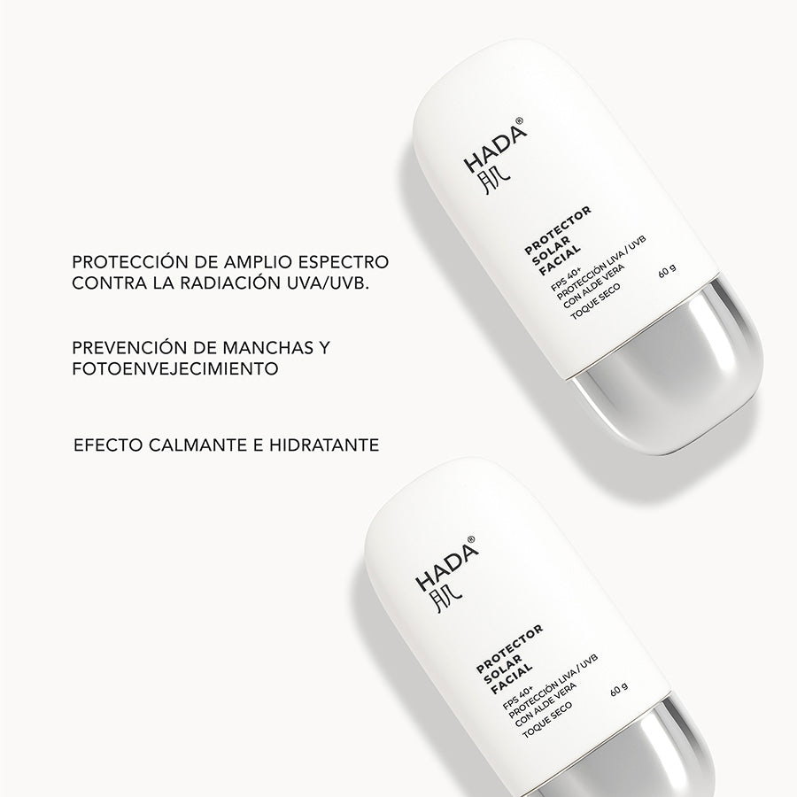 Hada Skincare - Protector Solar Facial FPS 40+